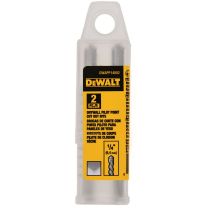 DEWALT Drywall Pilot Point Cut Out Bit, 2-Pack, DWAPP14002, 1/4 IN