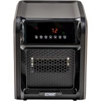 Ez-Heat® 6-Element Infrared Heater with Remote, 32559, Black