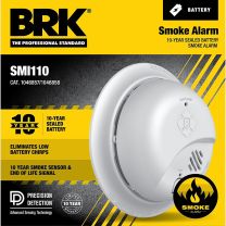 BRK® Smoke Alarm, 10-Year Battery, 1046858