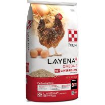 PURINA® LAYENA® +Omega-3 16% Layer Hen Pellets, 300744, 40 LB Bag