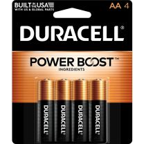 Duracell Coppertop Alkaline Batteries, 4-Pack, MN1500B4Z, AA