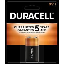Duracell Coppertop Alkaline Batteries, MN1604B1Z, 9V