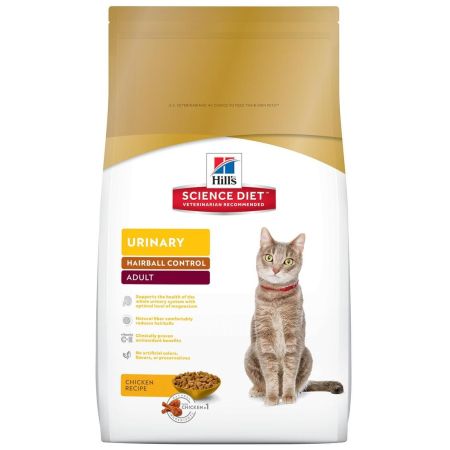 Bomgaars Hill s Science Diet Adult Urinary Hairball Control Chicken Recipe Dry Cat Food Dry Food