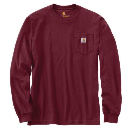 Bomgaars Carhartt Loose Fit Heavyweight Long Sleeve Pocket T Shirt Shirts