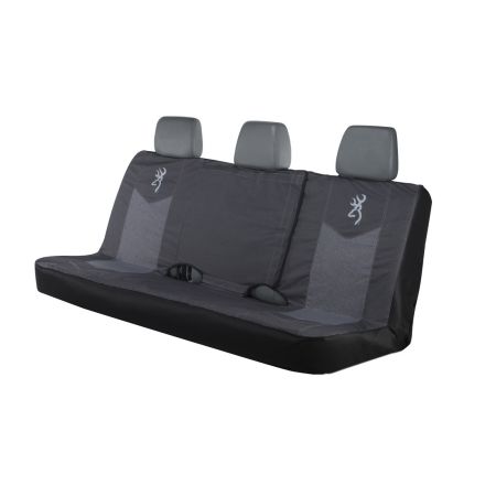 Bomgaars Browning Seat Covers Full Bench Chevron Heather Black Seat Covers