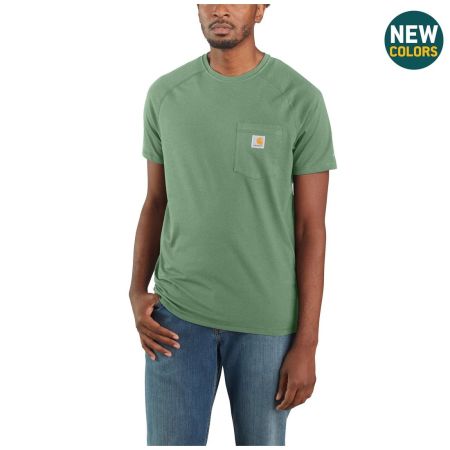 Bomgaars Carhartt Force Relaxed Fit Midweight Short Sleeve Pocket T Shirt Shirts