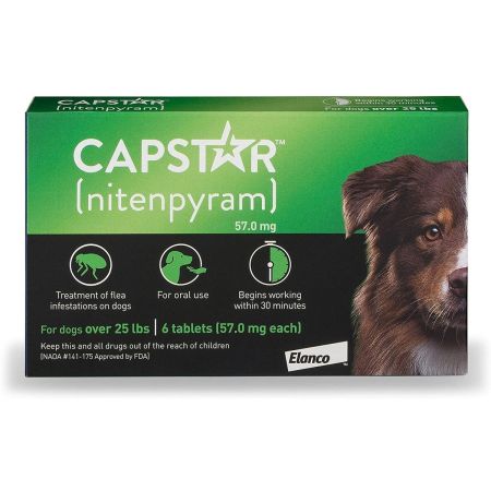 Bomgaars Capstar Oral Flea Treatment for Large Dogs Flea Tick Pest Control