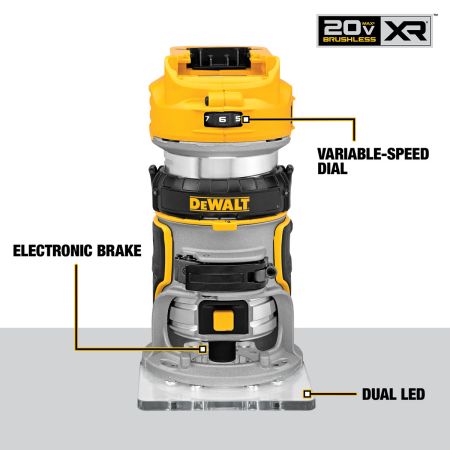 Dewalt router speeds top