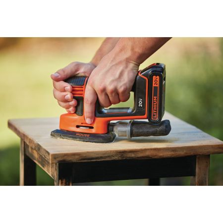 BLACK DECKER Mouse Cordless Sander 20V MAX BDCMS20C