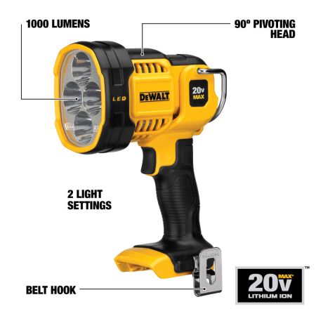 Dewalt 20v led sale