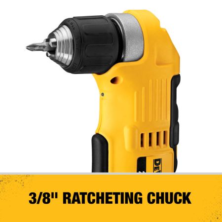 Bomgaars DEWALT Lithium Ion Right Angle Drill Driver Tool Only 20V MAX 3 8 IN Angle Drill