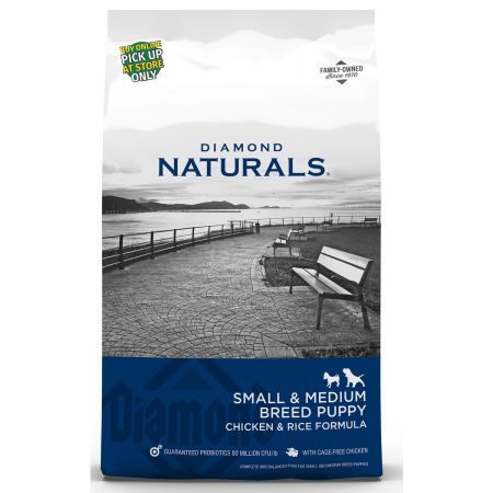 Bomgaars Diamond Naturals Small Medium Breed Puppy with Chicken Rice Fomula Dog Food Dry Food