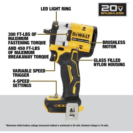 Bomgaars DEWALT ATOMIC COMPACT SERIES™ 3/8 IN Impact Wrench with - Main Image