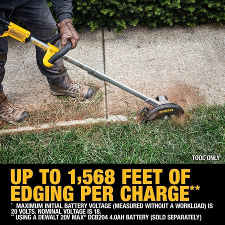 DEWALT Cordless Edger 20V MAX Tool Only DCED400B