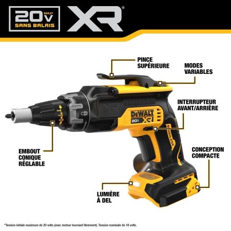 Dewalt plasterboard gun top