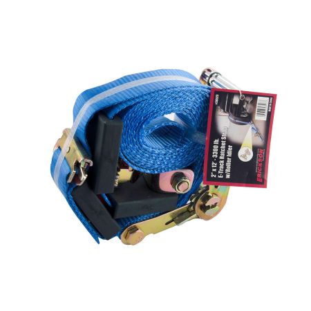 12 ft. x 2 in. Adjustable Tire Strap with E-Track Roller Idler Fitting 12 ft. x 2 in. Adjustable Tire Strap with E-Track Roller Idler Fitting