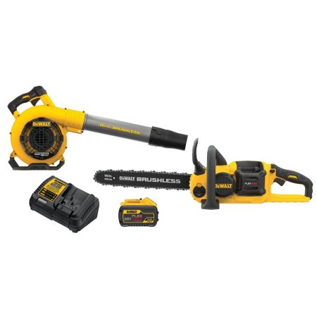 DEWALT FLEXVOLT Chainsaw Leaf Blower Kit 60V MAX DCKO667X1
