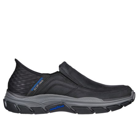 Skechers mens slip on leather on sale