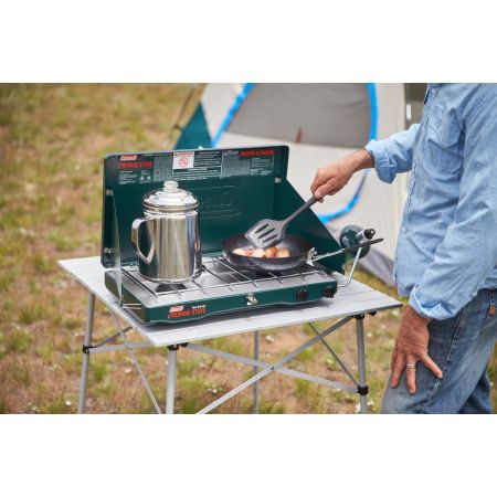 Bomgaars Coleman Classic Propane Gas Camping Stove 2 Burner Stoves