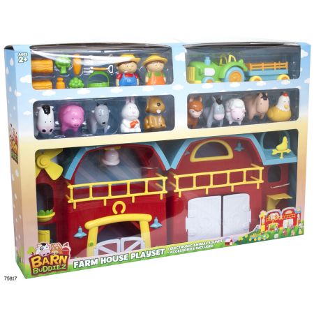 BARN BUDDIEZ Deluxe Farm House Play Set 75817