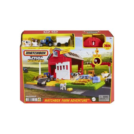 Bomgaars MATCHBOX Action Drivers Farm Adventure Set Vehicle Playsets