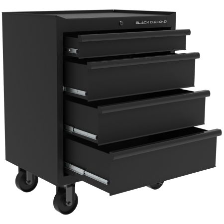 Bomgaars : BLACK DIAMOND™ 27 IN 4-Drawer Tool Cabinet : Cabinets