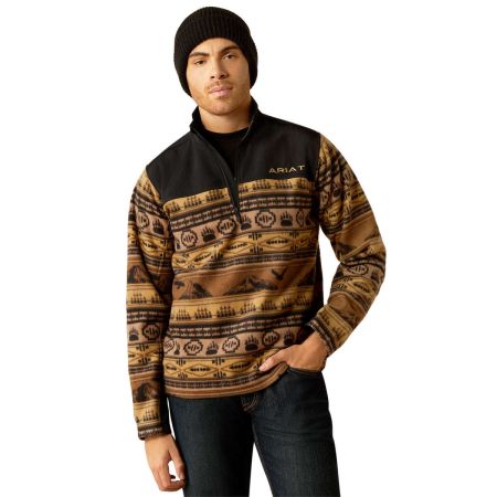 Ariat® Men's Basis 2.0 1/4 Zip Sweatshirt
