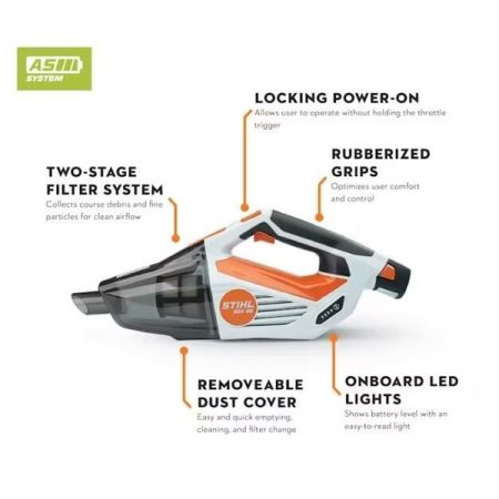 Bomgaars : STIHL SEA 20 Mini Handheld Vacuum Kit : Vacuums