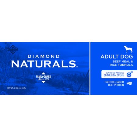 Bomgaars Diamond Naturals® Adult Dog Beef Meal Rice Formula