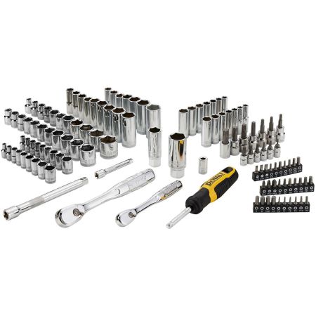 Bomgaars : DEWALT Drive Full Polish Socket, 122-Piece : Socket Sets