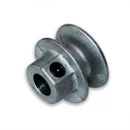 Chicago Die Casting Zinc Die Cast V Belt Pulley with 1 2 IN Bore 150A 1 1 2 IN