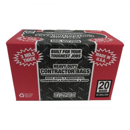 Heavy Duty Contractor Bags, 42 Gallons, 50-Ct.