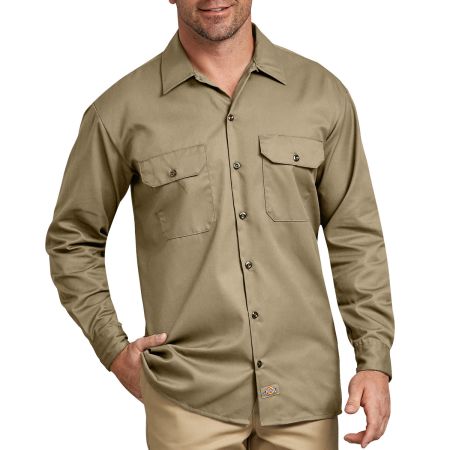 Men's long sleeve work shirts cheap best sale
