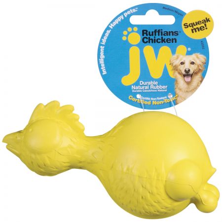 Bomgaars JW Pet Ruffians Chicken Dog Toys