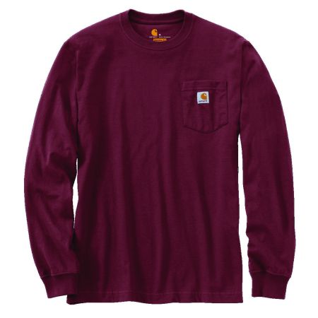 Bomgaars : Carhartt Loose Fit Heavyweight Long-Sleeve Pocket T