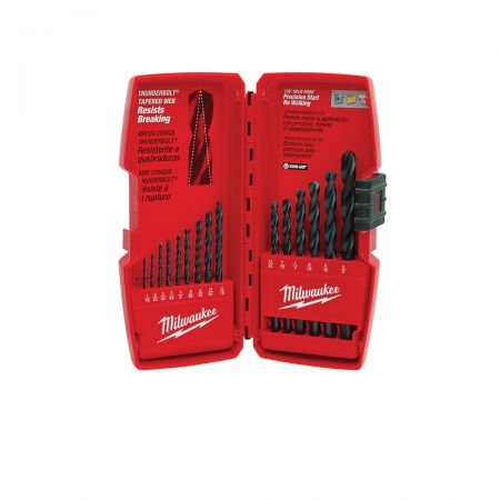 Milwaukee black oxide shop drill bit set