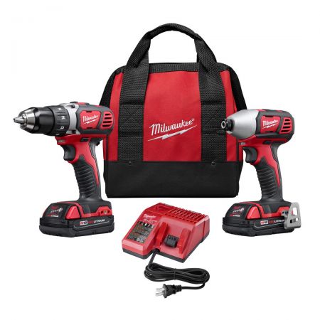 Milwaukee drill m18 clearance battery