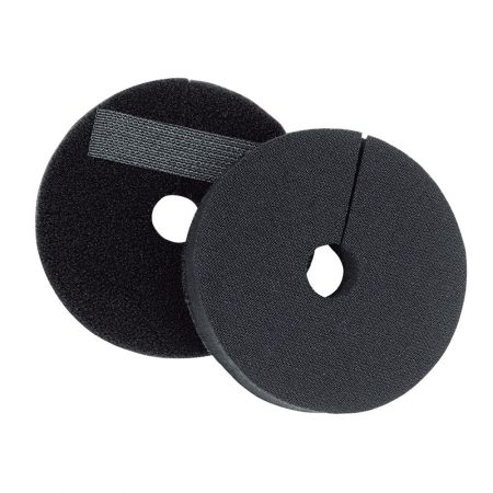 DELUXE Weaver PAIR Black Neoprene Bit Guards Closure Horse Mouth Equine 