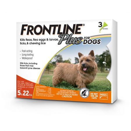 Frontline plus 5 to 22 best sale lbs