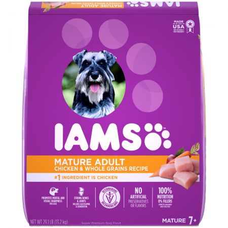 Iams mature and senior 2025 dog food