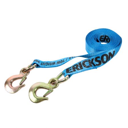 2" 20ft Heavy Duty Tow Strap with Safety Hooks 10,000lb 