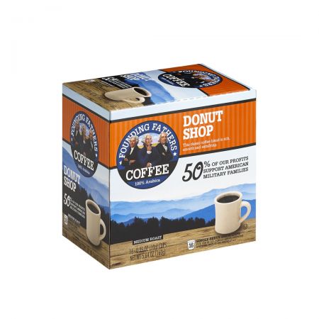 Bomgaars Founding Fathers 100 Donut Shop Arabica Coffee K