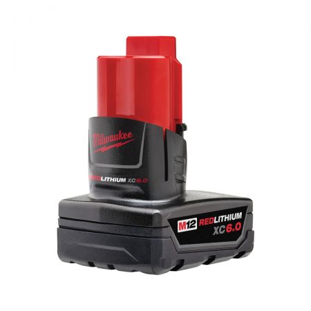 6.0 For Milwaukee M12 48-11-2460 LITHIUM XC Extended Capacity Cordless Battery 