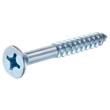 #10 x 1-1/2 in. Phillips Flat Head Stainless Steel Wood Screw (2-Pack)