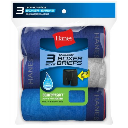 Bomgaars : Hanes Comfort Flex Sport Inspired Boxer Briefs, 3-Pack