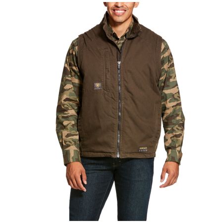 Bomgaars Ariat Rebar Workwear Washed Duracanvas Insulated Vest