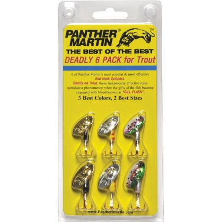 Bomgaars : Panther Martin Best of The Best Hook 6-Pack : Spinners