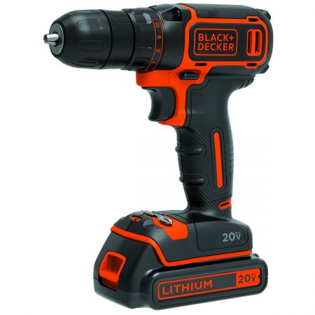 20V MAX* Drill with Home Tool Kit, 66-Piece | BLACK+DECKER