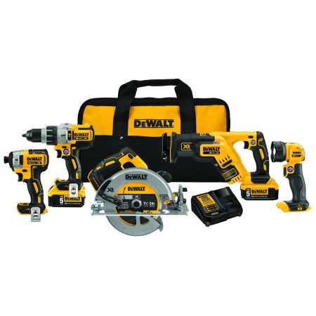 Bomgaars DEWALT Lithium Ion 5 Tool Combo Kit 20V MAX XR Combo