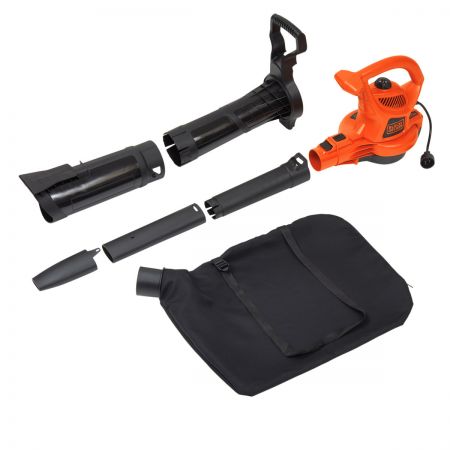 12 Amp Corded Blower/Vacuum/Mulcher With Collection Bag